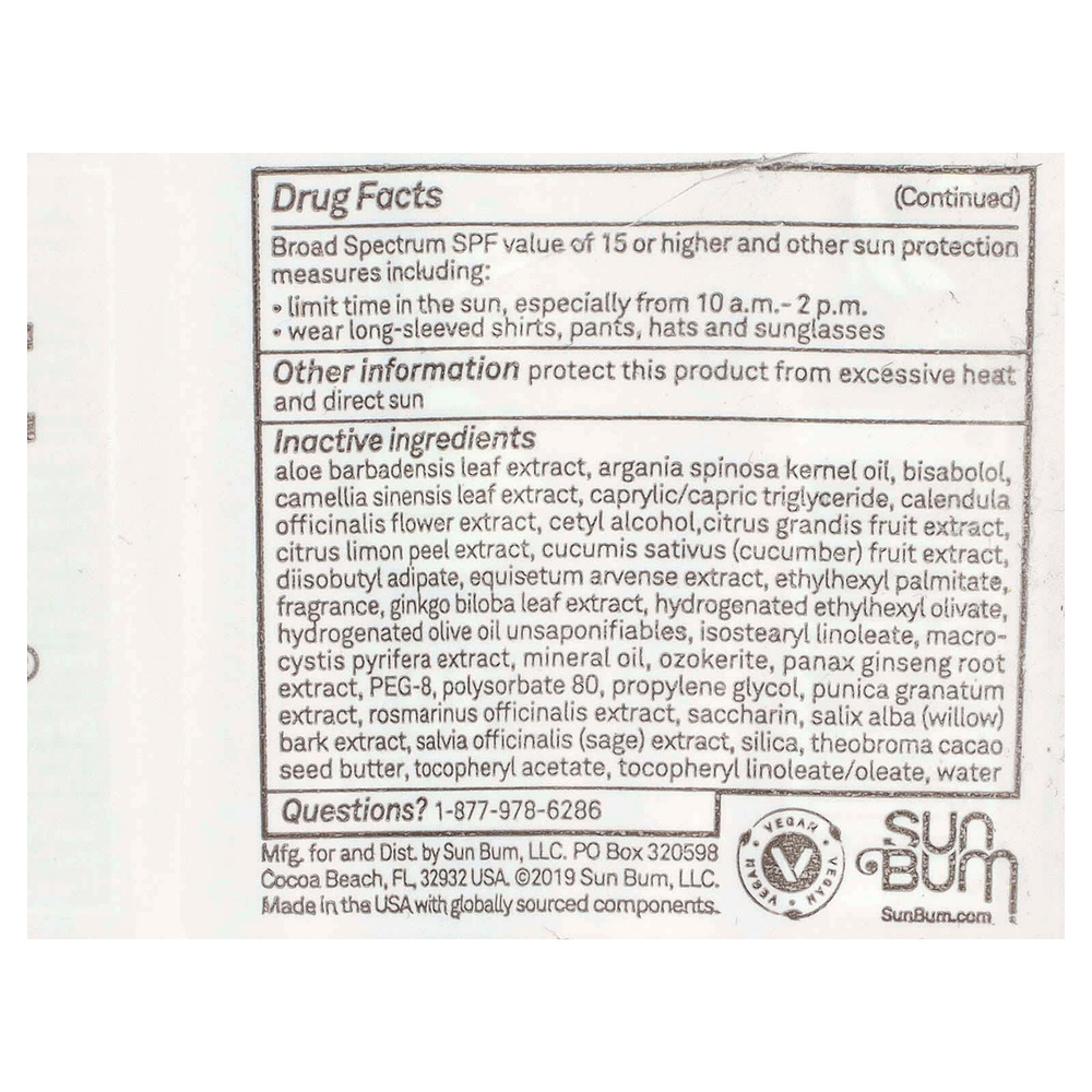 Sun Bum, Солнцезащитный бальзам для губ, SPF 30, кокос, 4,25 г (0,15 унции)