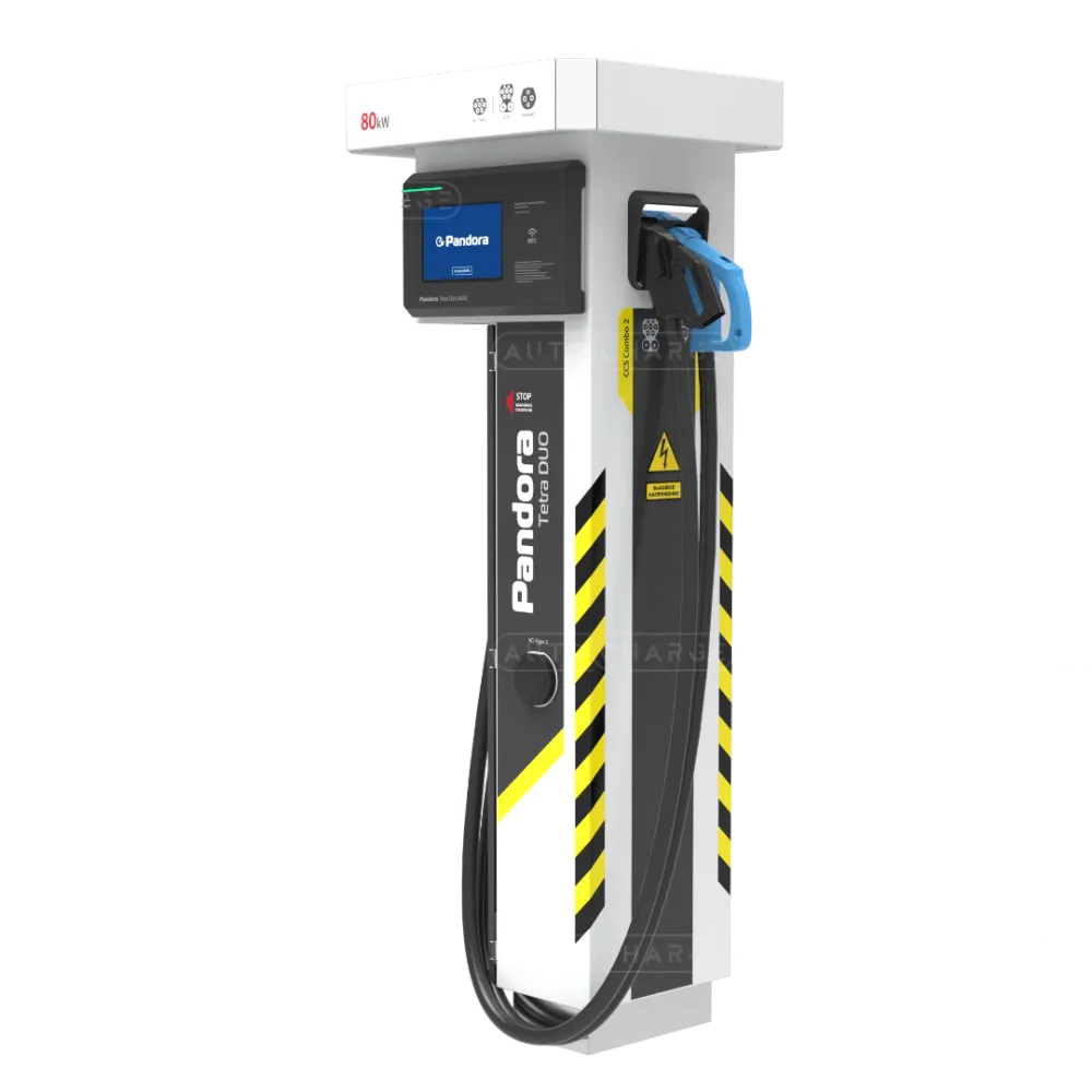 Зарядная станция Pandora Tetra DUO 80/22 CCS Combo2 + GB/T + розетка Type2 22кВт - 3