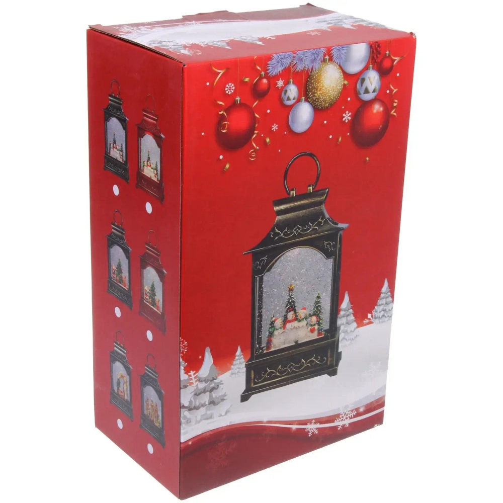 Сувенир с подсветкой «Новогоднее счастье»16.6*8.6*28.6 см, микс (питание от USB и батареек)