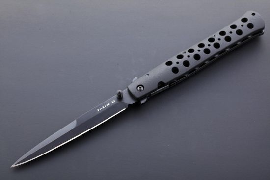 Складной нож Cold Steel 26C6 Ti-Lite 6 G10 Handle c клинком из стали CPM-S35VN, рукоять G10