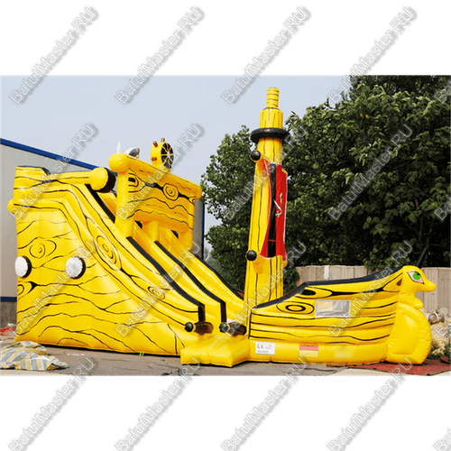 Коммерческий надувной батут "Желтый кораблик"