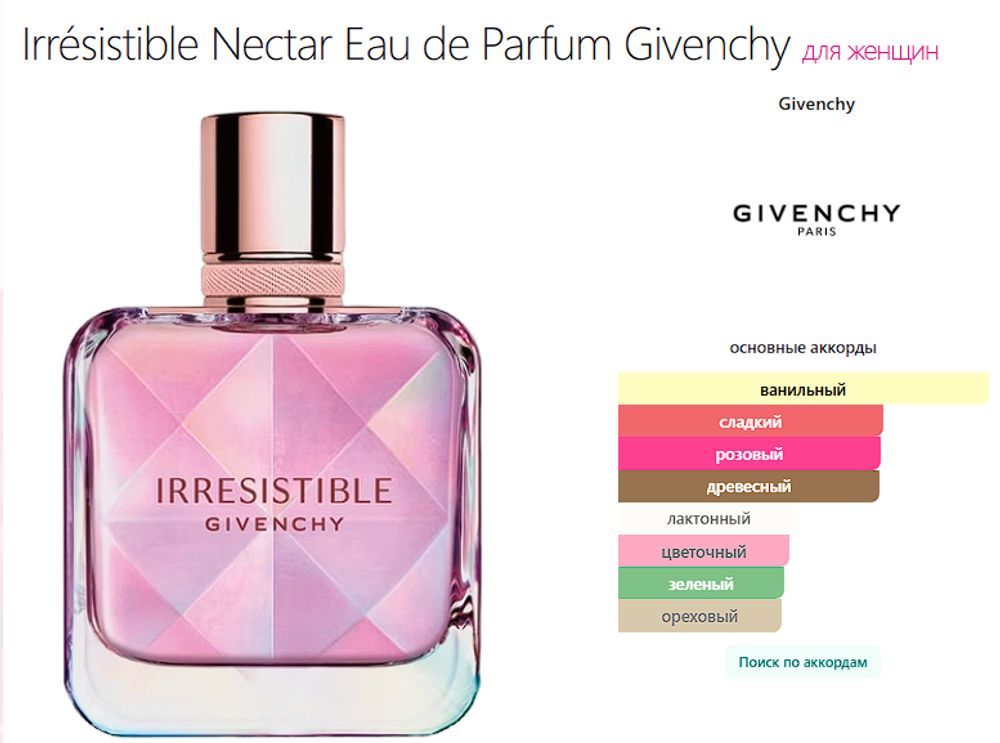 Irrésistible Nectar Eau de Parfum Givenchy EDP 80 ml (duty free парфюмерия)