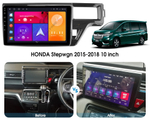 Магнитола для Honda Stepwgn 5 2015-2021 - Carmedia SF-1019 (кнопки и крутилки), Android 12, TS10,  CarPlay, 4G SIM-слот