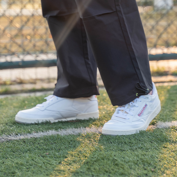 Reebok CLUB C 85 ВИНТАЖНЫЕ кроссовки для скейтборда Низкие Белые кроссовки