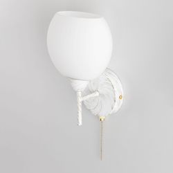 Citilux Флорида CL148310 Бра с выключателем Белое с патиной