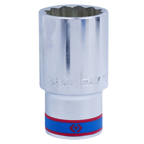 KING TONY (623036M) Головка торцевая глубокая двенадцатигранная 3/4", 36 мм