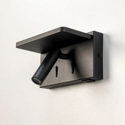 Citilux Декарт CL704371 LED USB QI Светильник поворотный Чёрный