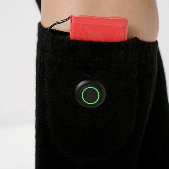 Носки с регулируемым подогревом RedLaika на аккумуляторах, RL-N-04, чёрные