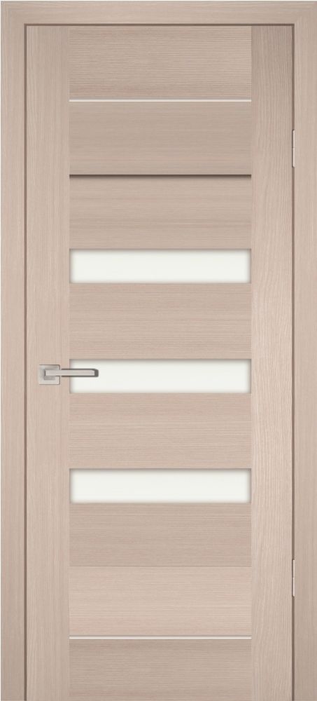 Дверь PS-18 / Цвет Капучино Мелинга / белый сатинат / Двери PROFILO PORTE