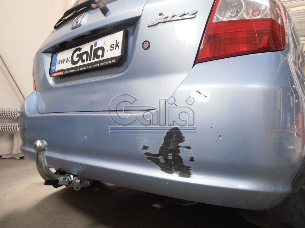 Фаркоп оцинкованный Galia H052C для Honda Jazz 2002-2008(паспорт и сертификат в комплекте)(без электрики)