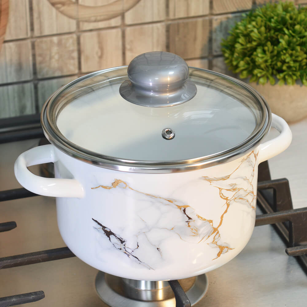 Кастрюля 2л "Marble" тм Appetite