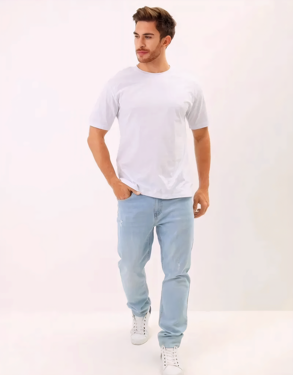 Футболка базовая (белый) 200 гр