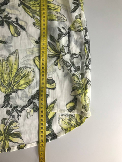 Блузка Fransa с красивым принтом, маркировка М, визуально на 46 размер