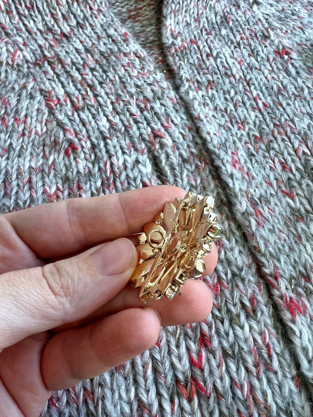 Пуговицы со стразами 38 мм