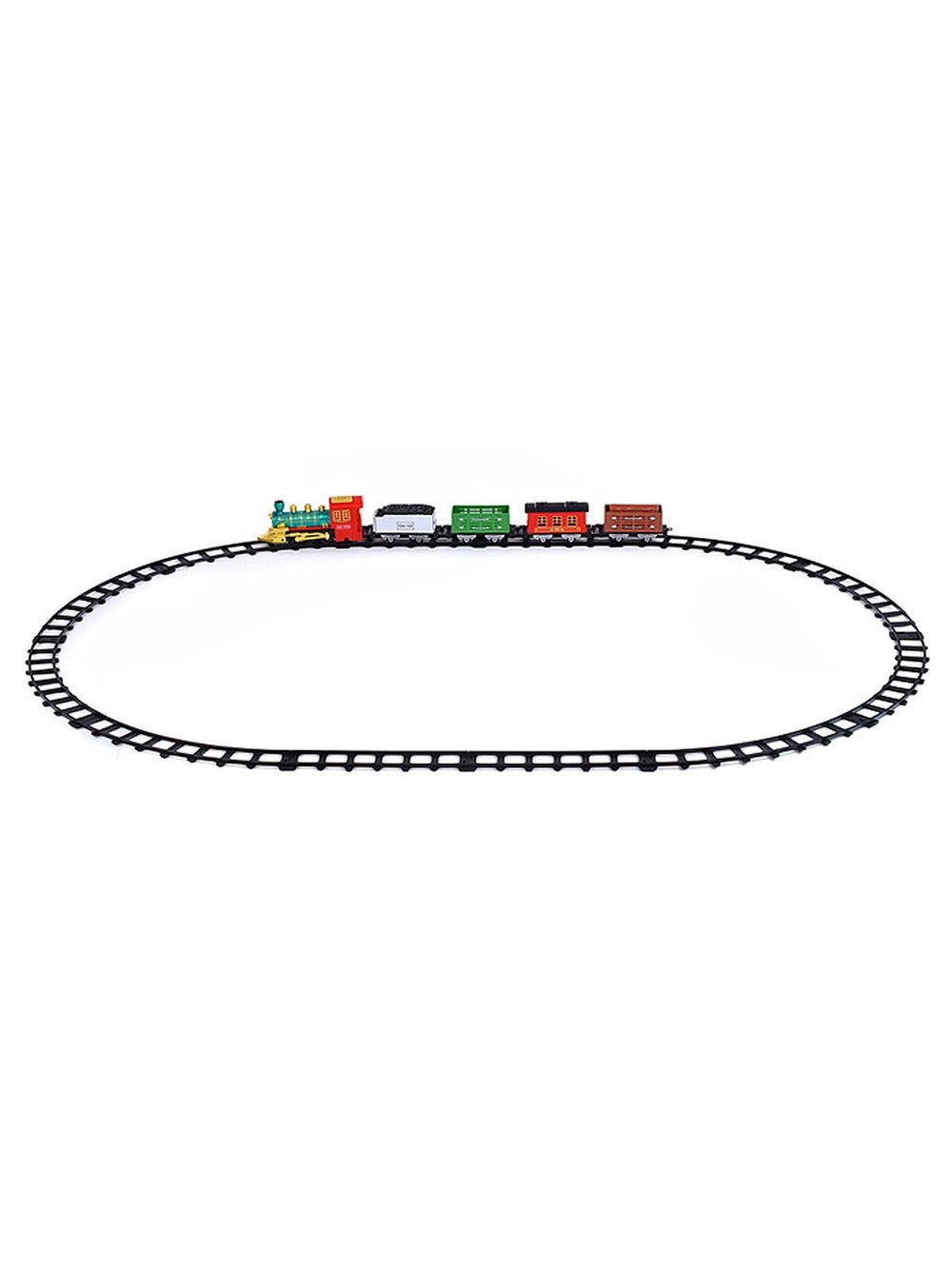 Игра Железная дорога локомотив с вагонами ретро (5818-1P)