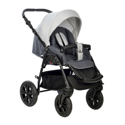 Детская коляска Indigo Charlotte Sity 2 в 1 Cs 05 т.серый+св.серый