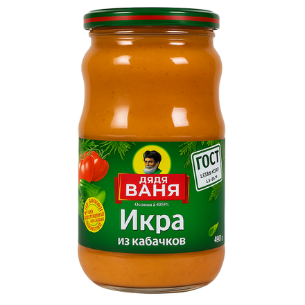 Икра из кабачков Дядя Ваня 460 гр