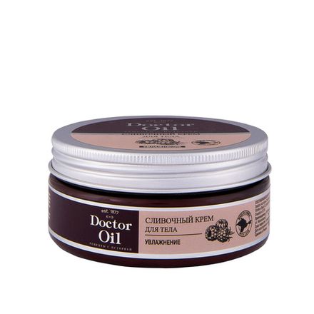 Крем для тела сливочный «Увлажнение» с маслами оливы и персика