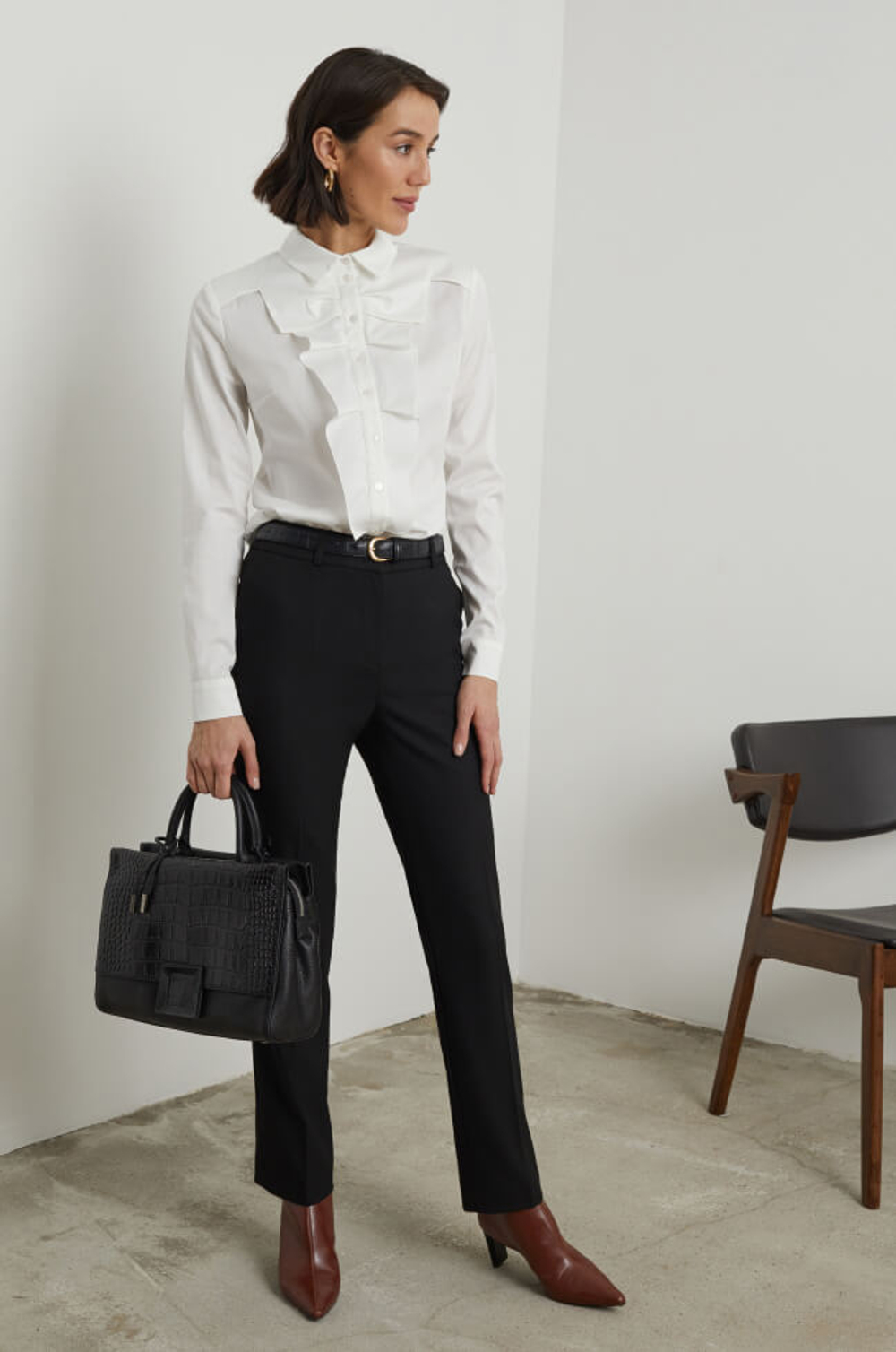 22205 Блузка женская (белый)