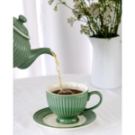 Блюдце Alice dusty green, 17,5 см