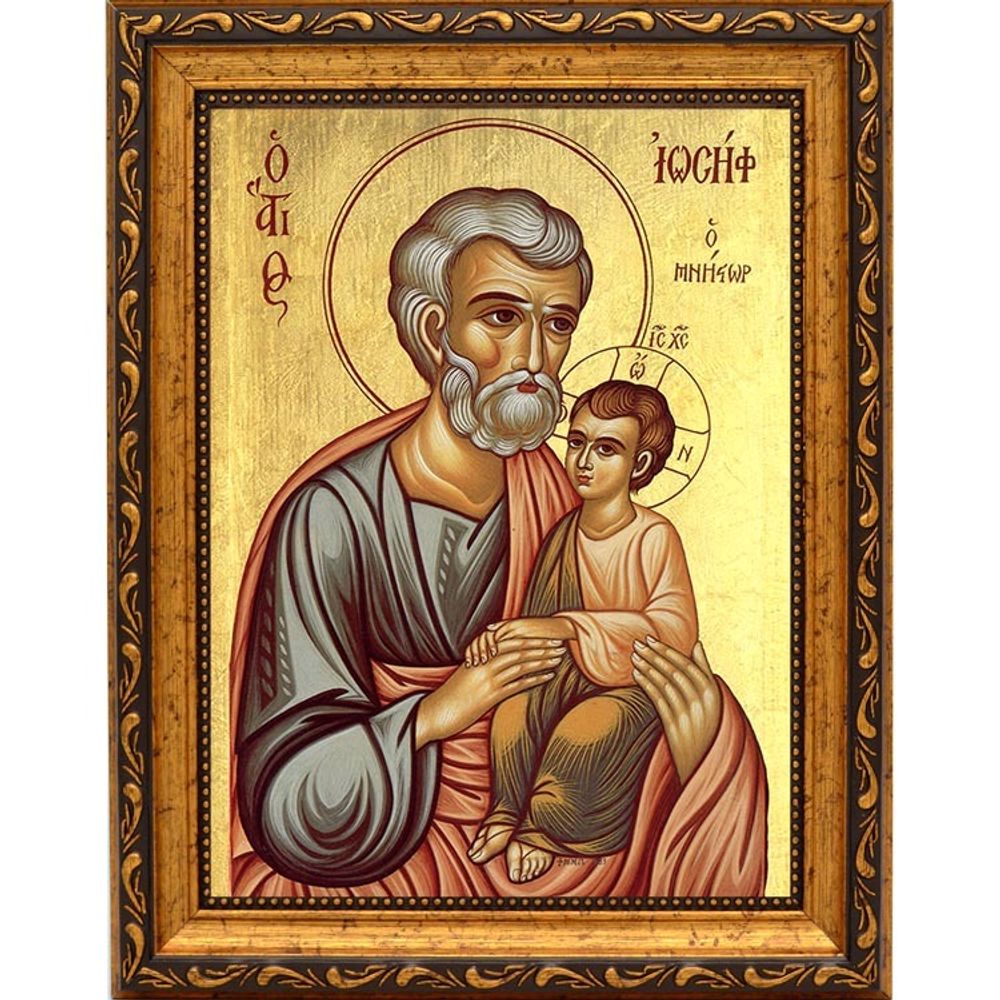 Иосиф Обручник Праведный. Икона на холсте.