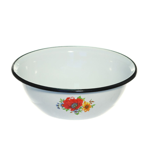 Миска эмал сталь, кругл, 18 см, 0.8 л, Керчь, 40304-062/5, в асс