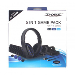 Комплект аксессуаров Dobe 5в1 для консоли PS 4 (TP4-18101), 012551