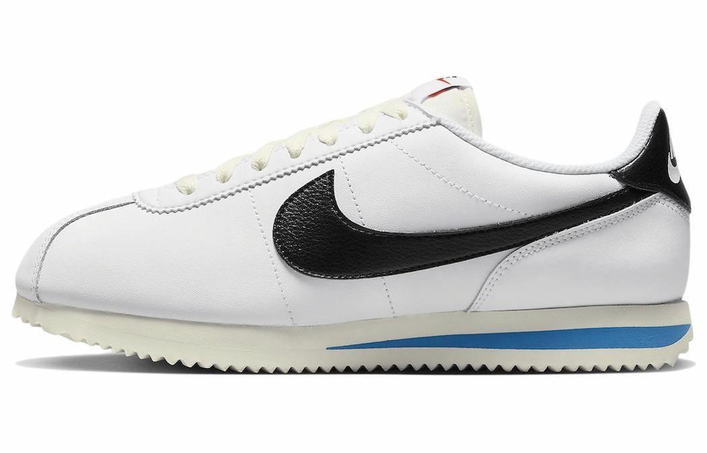 Кроссовки Nike Cortez "White Black" (Женская размерная сетка)