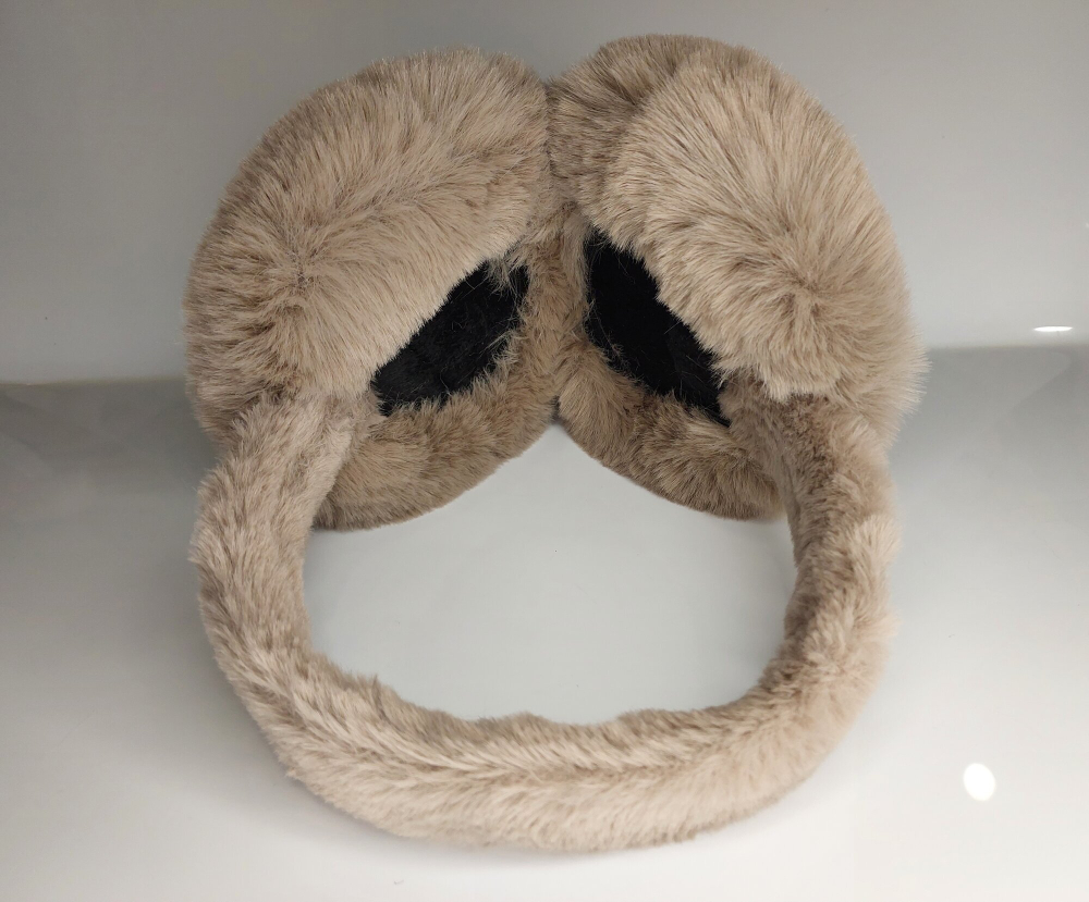 Наушники, меховые, тёплые, розовые, универсальные, 46-52 размер