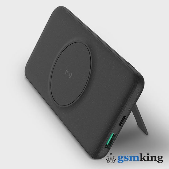 Uniq HYDE Air Click 10000mAH Magnetic Wireless Power Bank with 20W USB-C PD Gray