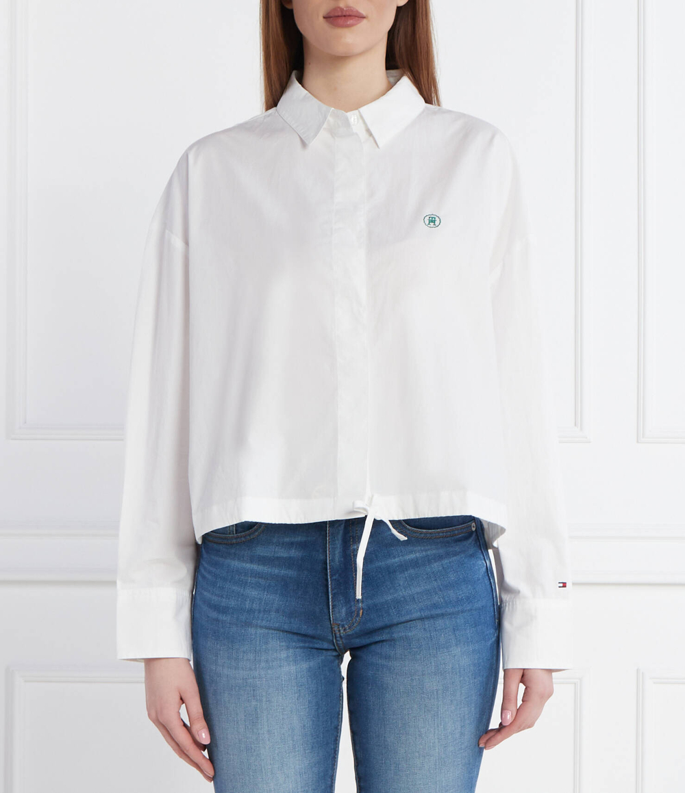 Рубашка SMD BLOUSON DRAWSTRING Tommy Hilfiger - белый(WW0WW41832)