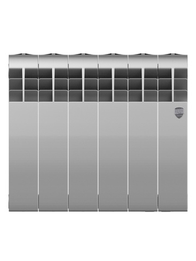 Радиатор Royal Thermo BiLiner 350 /Silver Satin - 6 секц.
