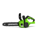 Аккумуляторная цепная пила Greenworks GD24CS30K8 (1 x 8 Ач, ЗУ) 2007007U8