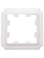 Рамка 1-я 4-шт. Schneider Electric Atlasdesign antique белый ATN100101