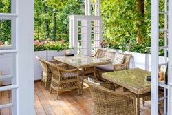 "Латте" диван двухместный из искусственного ротанга, цвет соломенный