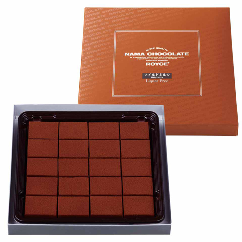 Живой шоколад ROYCE' Quality Nama Chocolate Mild Milk Liquor Free (молочный шоколад)