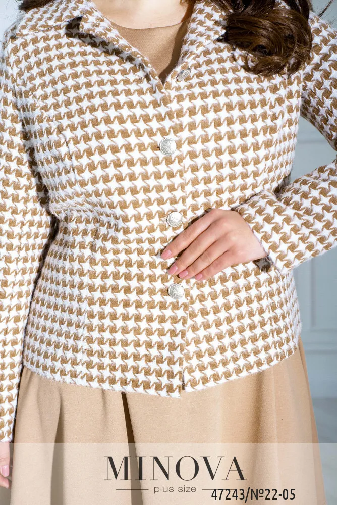 Пиджак 22-05-Горчичный Minova