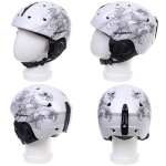 Шлем защитный для зимних видов спорта MS-86 Grey Flower, размер M (55-58)
