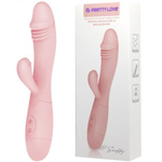 Нежно-розовый вибратор кролик Snappy