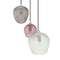 Светильник подвесной каскадный aurora, D50 см, сливовый/серый/прозрачный