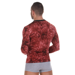 Мужской лонгслив красный Wang Jiang WG00146