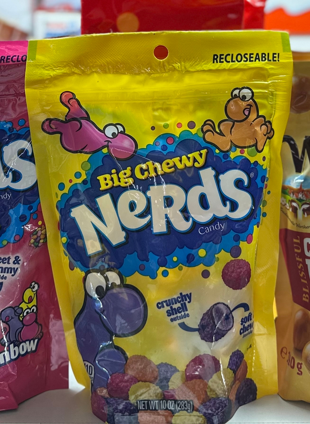 NERDS мармелад хрустящим оболочке США