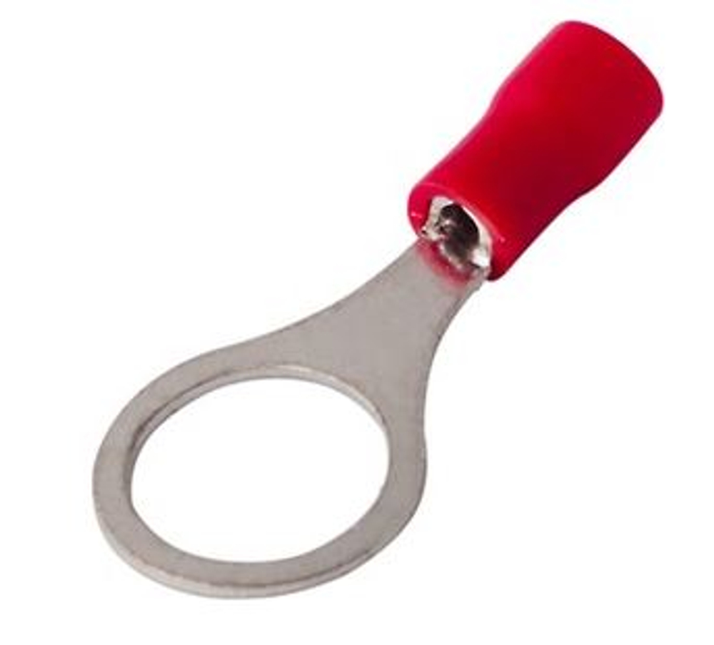 Клемма болтовая латунь d10,5мм (в уп 100шт) REXANT а080017 изиляцией