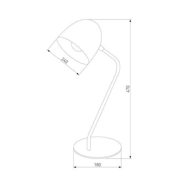 Настольная лампа TK Lighting 5036 Soho Black