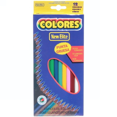 Карандаши цветные 6 шт COLORES, упак 4,5*10,5 см