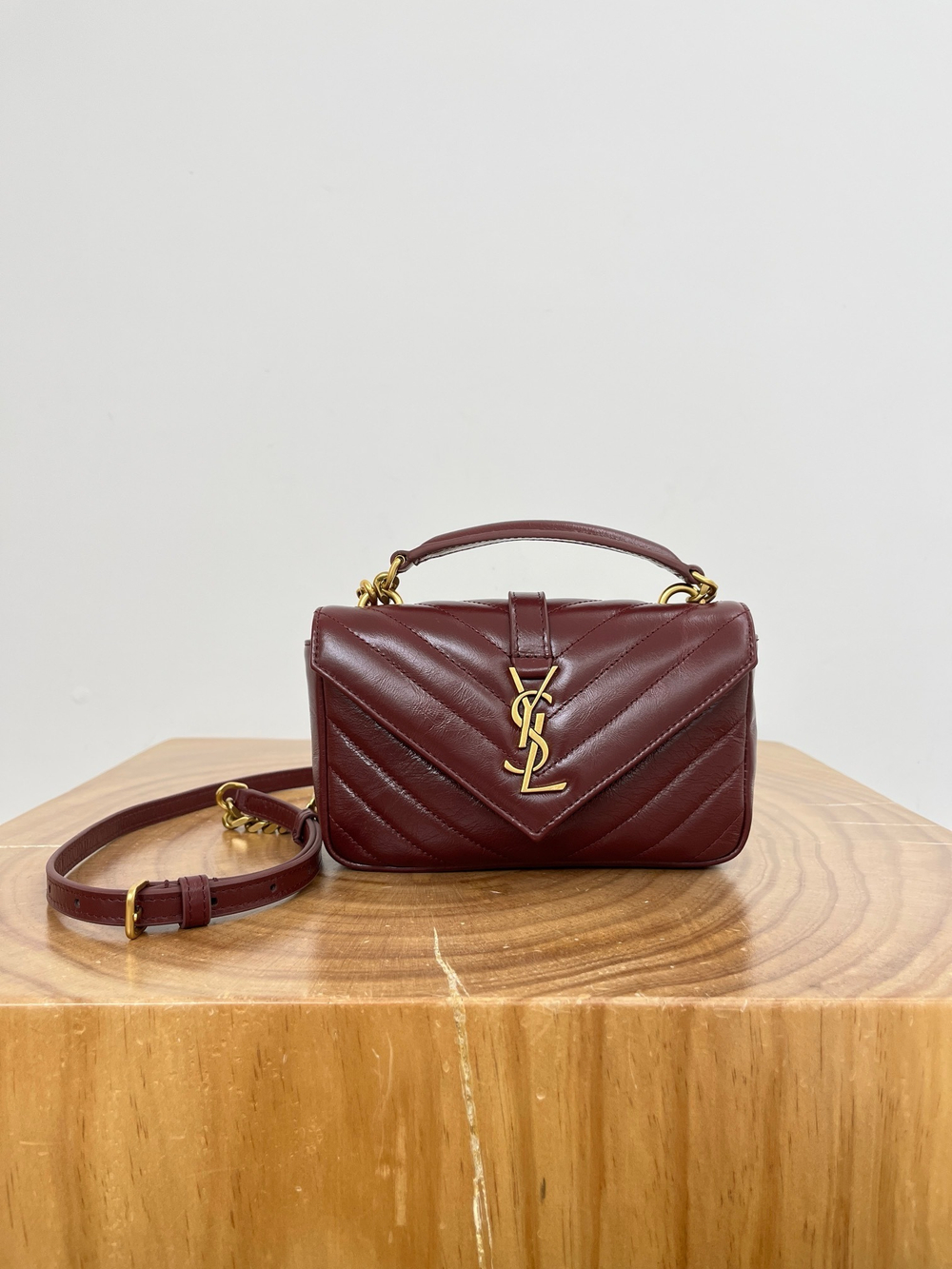 Saint Laurent College Mini Chain Bag