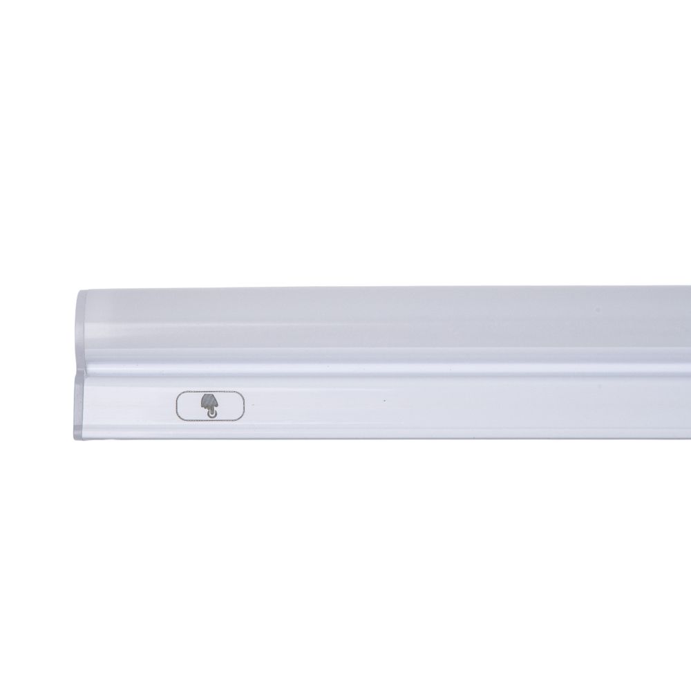 ULI-L04-18W-4000K IP40 WHITE Светильник линейный светодиодный аналог Т5 с сенсорной кнопкой. 230В. Кабель 1.2м с вилкой и крепление в-к. Белый свет 4000K. Корпус белый. TM Uniel
