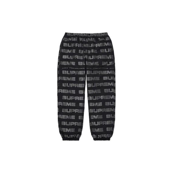 Supreme Week1 Logo Ripstop Track Pant Logo