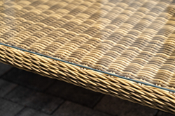 "Прованс" лаунж-зона плетеная из искусственного ротанга, цвет соломенный