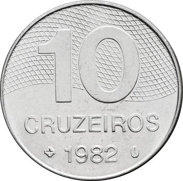 10 крузейро 1982 Бразилия